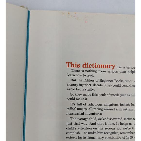 The Cat In The Hat Dictionary By The Cat Himself P.D. Eastman Vintage 1964 - Picture 9 of 16